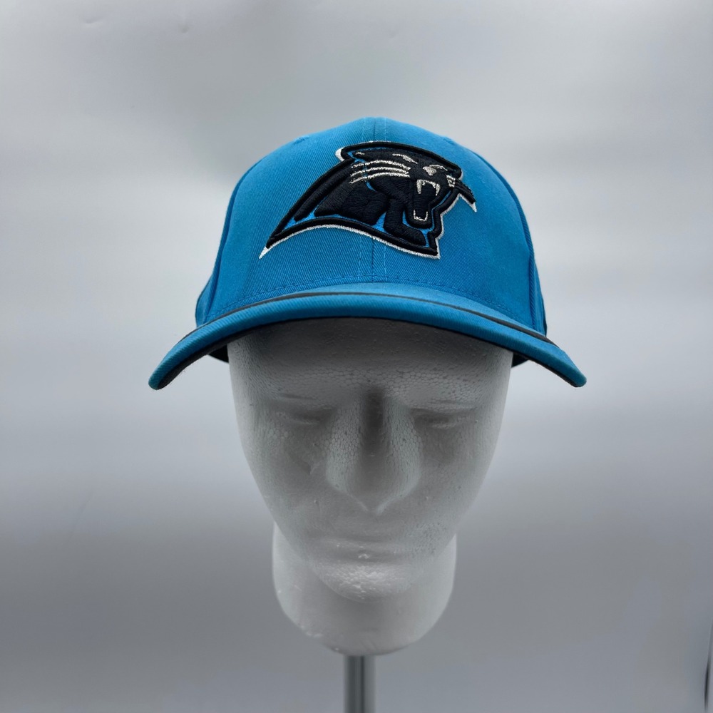 Reebok NFL Team Apparel Carolina Panthers Blue Cap OSFA Adjustable Strapback Hat
